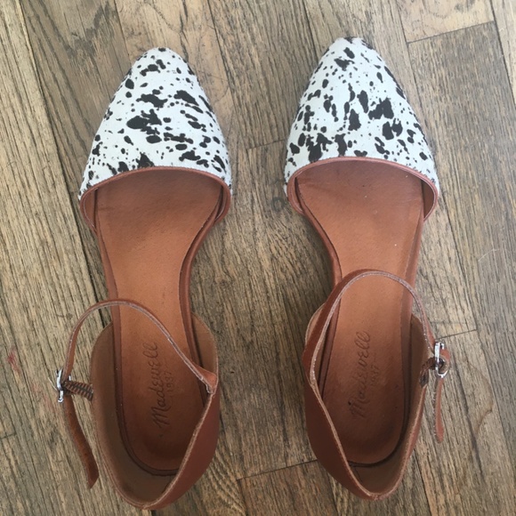 Cute Madewell Flats in Spotted Calf Hair - Picture 1 of 10